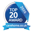 Care Home Top 20 Award Badge