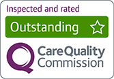 Care Quality Commission Outstanding Badge